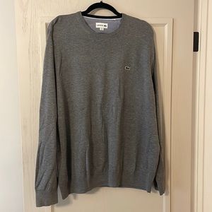 New, never worn. Lacoste cotton sweater